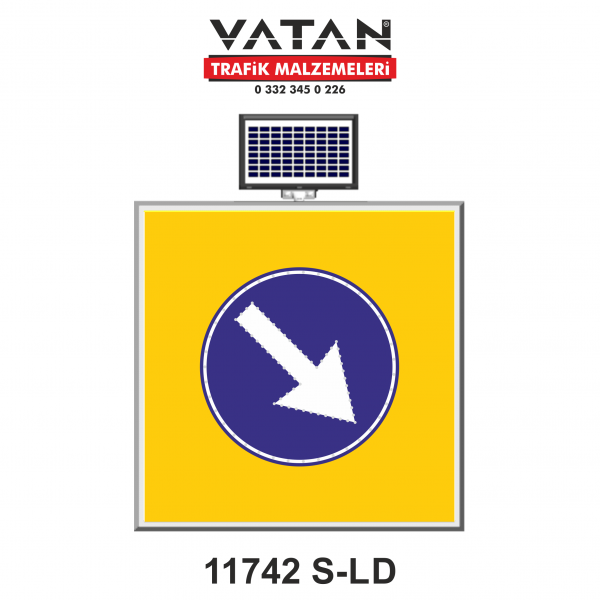 SOLAR LED'Lİ GÜNEŞ ENERJİLİ LEVHA
