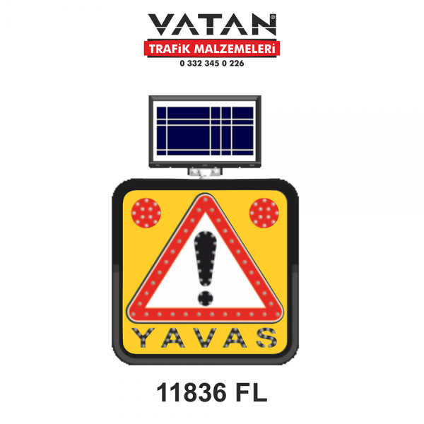 SOLAR LED'Lİ GÜNEŞ ENERJİLİ LEVHA