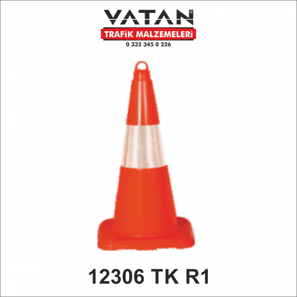 PVC TRAFİK KONİSİ 50 CM
