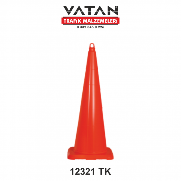 PVC TRAFİK KONİSİ 90 CM