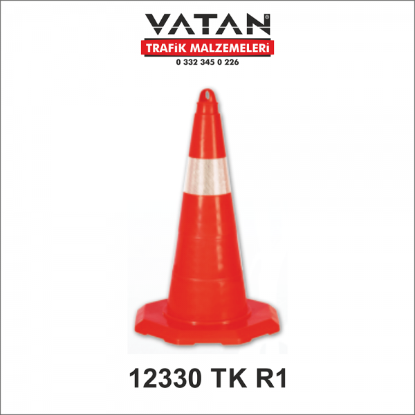 PVC TRAFİK KONİSİ 52 CM
