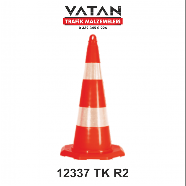 PVC TRAFİK KONİSİ 70 CM