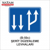 B-50c ŞERİT DÜZENLEME LEVHALARI