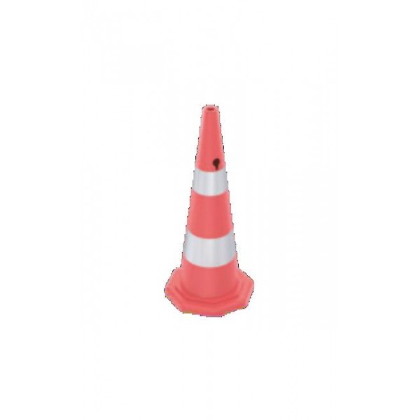 93 cm PVC Trafik Konisi (Çift reflektifli) - Sekizgen 1