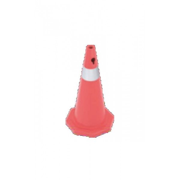 73 cm PVC Trafik Konisi (Tek reflektifli) - Sekizgen 